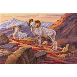 "Sunset Dalls" Limited Edition Canvas Giclee Print by Artist Chip Brock