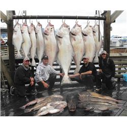 1-full day Alaska Halibut Fishing Charter and 2-night Lodging at Seward Military Resort