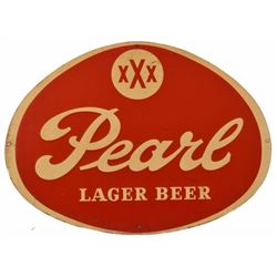 Vintage Pearl Beer Sign