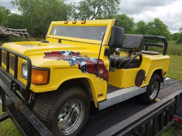 Hummer X4 Custom Confederate Golf Cart