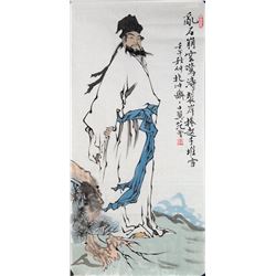 Watercolour on Paper Style of Fan Zeng 1938-