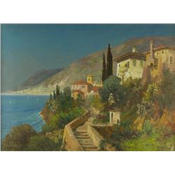 Alois Arnegger Oil On Canvas Austria 1879-1967