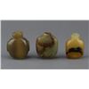 Image 2 : 3 Pcs of Chinese Agate and Jade Snuff Bottles