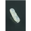 Image 2 : Chinese Icy Hardstone Carved Bean Pendant