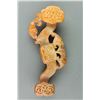 Image 1 : Chinese Yellow Hardstone Carved Ruyi