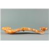 Image 4 : Chinese Yellow Hardstone Carved Ruyi