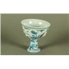 Image 1 : Chinese Doucai Porcelain Stem Cup Ming Chenghua MK