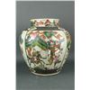 Image 4 : Chinese Brown Etched Wucai Large Jar Chenghua MK