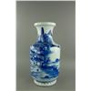 Image 2 : Kangxi Style Chinese Blue & White Porcelain Vase