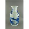 Image 3 : Kangxi Style Chinese Blue & White Porcelain Vase