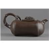 Image 2 : Zisha Teapot Bamboo Form Handle Seal Base & Lid