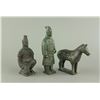 Image 1 : 3 Pc Tang Style Metal Figures