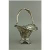 Image 4 : European Style Silver Cake Basket w/ Swing Handle