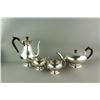 Image 1 : 4 Pc European Style Sterling Silver Teapot Set