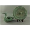 Image 5 : Han Style Bronze Carved Duck With Stand (Broken)