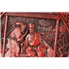 Image 2 : Pair of Chinese Red Lacquer Plates 1981 Dated
