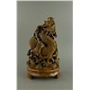Image 2 : Fine Bamboo Carved Dragon Status Qing Period
