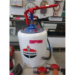 3.5 Gallon "Standard Oil" manual pump