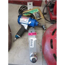 Trailer Hitch & 2 electric drills - used