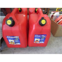 2 New 25 Liter jerry cans