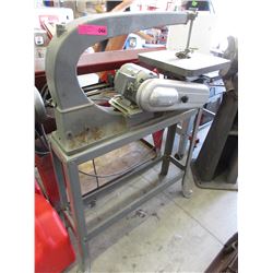 Rockwell industrial scroll saw on stand - used