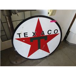 Metal Texaco sign