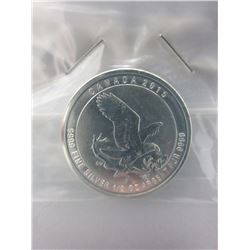 .9999 Fine Silver Eagle & Fish $2 Coin - 1/2 oz.