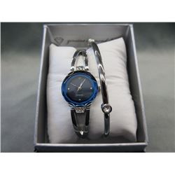 New Silver Tone Diamond Watch