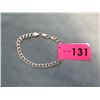 Image 1 : Mans Curb Link .925 Sterling Silver Bracelet