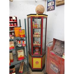 Vintage - Shell hexagonal display case