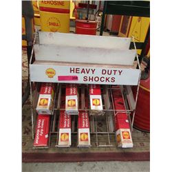 Vintage - Shell display unit & contents