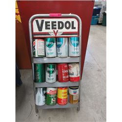 Vintage - Veedol display stand & contents