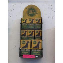 Vintage - Whiz Quik-Seal display unit