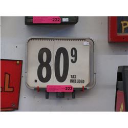 Vintage - Gas price display sign