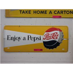 Vintage Pepsi Cola sign