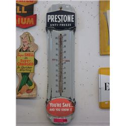 Prestone metal thermometer