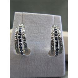 New Half-Hoop Swarovski Crystal Earrings