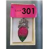 Image 2 : Watermelon Ametrine Pendant & Necklace set