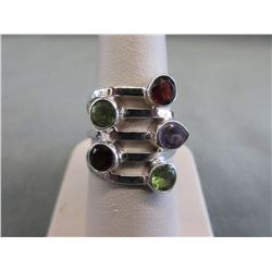 Custom-made Multi-Gemstone Ring