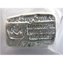 1 Troy Oz. Hand-Poured .999 Silver Bar