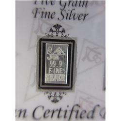 4 American Certified Bullion Bars