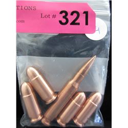 5 x .999 Fine Copper Bullion Bullets