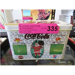 1994 Coca-Cola metal art collector cards