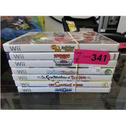7 Wii Games - used