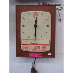 Vintage - Electric advertising clock