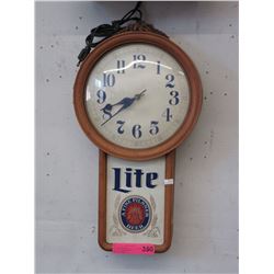 Electric Lit beer clock