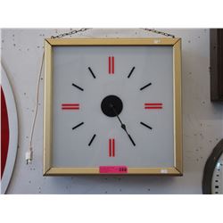 Large electric wall clock