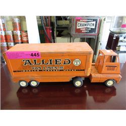 Vintage - Metal Tonka truck with trailer