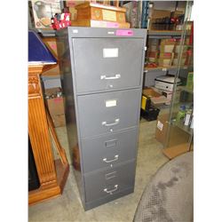 Metal 4 drawer filing cabinet - legal