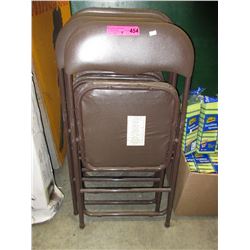 4 Folding chairs - used